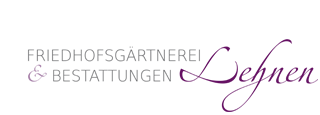 Logotype Friedhofsgärtnerei & Bestattungen 320x75px